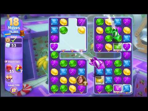 Wonka's World of Candy Level 550 - NO BOOSTERS + FULL STORY 🍫 | SKILLGAMING ✔️