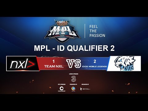 MPL - ID Qualifier 2 Semi Final: Team Nxl VS EVOS. Mobile Legends
