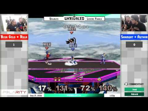 Unrivaled 2 Melee - Blea Gelo + Rula vs Shamunt + The Author - Doubles Losers Finals