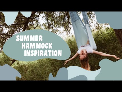 Summer hammock - outdoor fitness / antigravity / aerial yoga