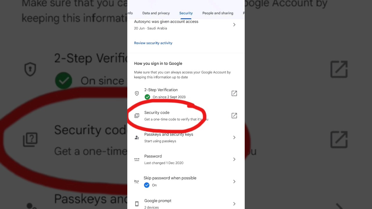 gmail ka security code kase nikale 😲😲😲