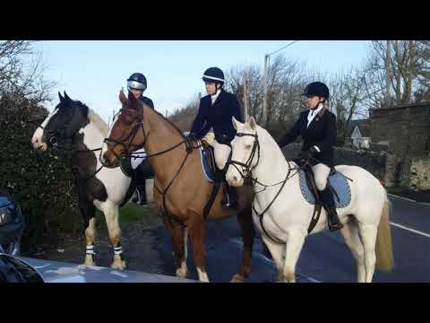 North Kerry Harriers hunt Abbeydorney Sun26 Jan 2020.
