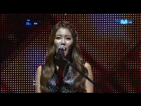 120816 Mnet M! Countdown   AOA Elvis