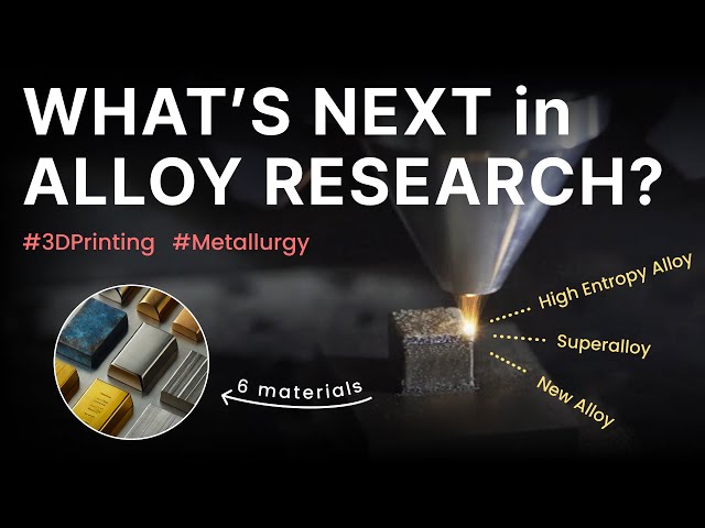 Rapid Alloying Technology: Innovations in Metallurgy Research through Metal 3D Printing