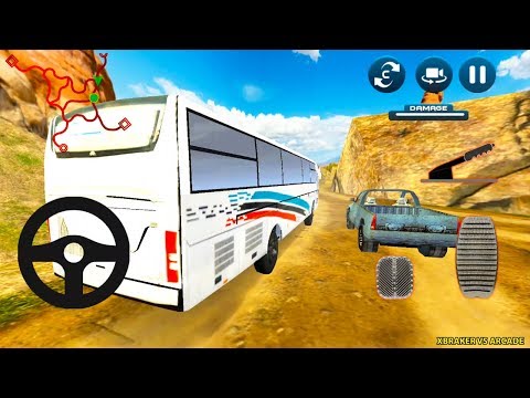 Uphill Bus Game Simulator 2019 - Offroad Coach Driving Simulator - Android Gameplay FHD