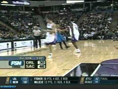 Dwight Howard 29pts-15reb vs. Kings (01.08.2008)