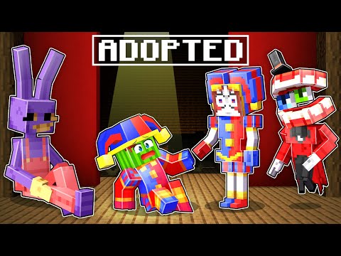 Sunny gets adopted by DIGITAL CIRCUS in Minecraft! 🎪
