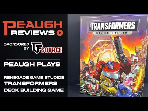 Peaugh Plays: Renegade Game Studios TRANSFORMERS DECK-BUILDING GAME