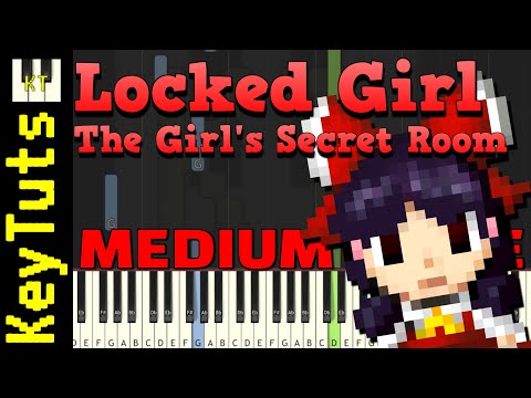 Locked Girl: The Girl's Secret Room [Touhou 6] by ZUN - Medium Mode [Piano Tutorial] (Synthesia)