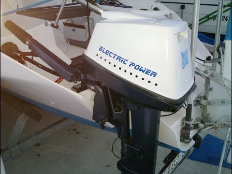 Testfahrt mit dem ersten Elektro Bootsmotor von RiPower Elektroaussenborder Elektroboot