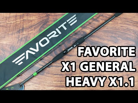 Спінінг Favorite X1 General Heavy X1.1-982H 2.94m 20-60g Fast