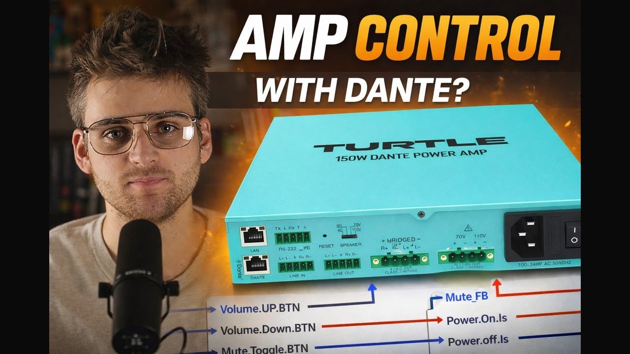 What Is the Turtle AV 150W DANTE AMP?