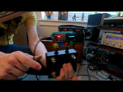 TinderBox Pedal Audio Demo - DIY BT Tone Switching Footpedal + Positive Grid Spark 40 Guitar Amp