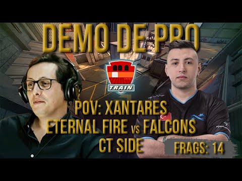 [PT] CS 2 -  zorlaK Analisa: PoV XANTARES - ETERNAL FIRE vs FALCONS - TRAIN (CT-SIDE) [Demo de Pro]