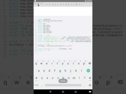 AndroxIDE for Java, Php & Perl Video