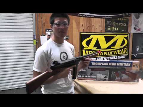 Airsoft GI Uncut - CYMA Thompson M1A1 AEG Airsoft Gun (Licensed Product)