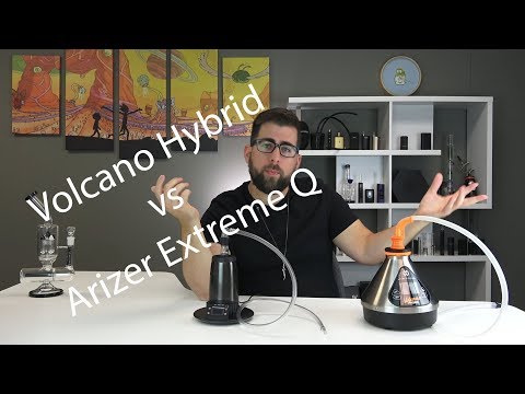 Volcano Hybrid vs Arizer Extreme Q Comparison Review