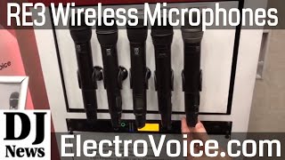 Video thumbnail for #ElectroVoice RE3 Wireless Microphones Hand Held and Belt Pack Systems | Disc Jokcey News by discjockeynews