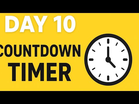 Javascript Countdown Timer Tutorial Date Intervals Dom Updates
