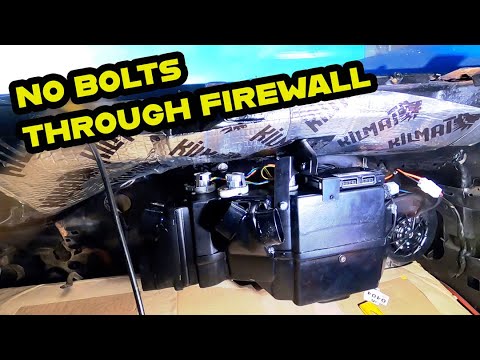 MOUNTING VINTAGE AIR EVAP BOX WITHOUT BOLTS FOR A SMOOTH FIREWALL!