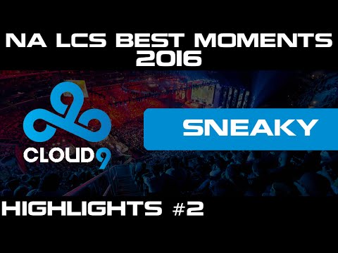 SNEAKY - C9 - Best moments - PENTAKILL - Highlights - Cloud9 - NA LCS SUMMER 2016 LOL