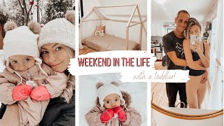 WEEKEND IN THE LIFE | building a DIY house bed + Mapiful unboxing + my full hair care routine!