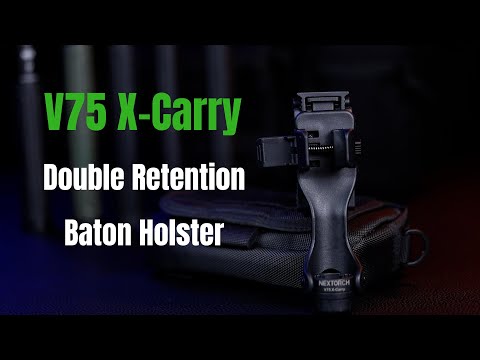 NEXTORCH V75 Double Retention Baton Holster #tacticalgear #lawenforcement #policeofficer #police