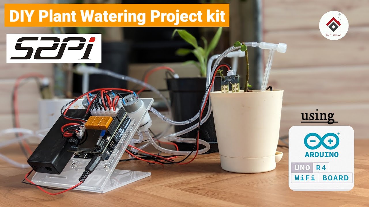52Pi Plant Watering Kit with Arduino UNO R4 WiFi |  DIY Automatic Plant Irrigation Project Kit ☘️💦