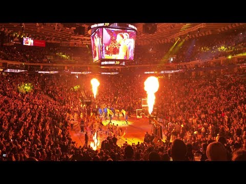 STARTING LINEUPS Phoenix Suns vs Golden State Warriors Oracle Arena 3/10/2019 (Full Intro)