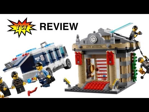 LEGO 60008 Museum Break In Review LEGO CITY 2013 with 6 Minifigures