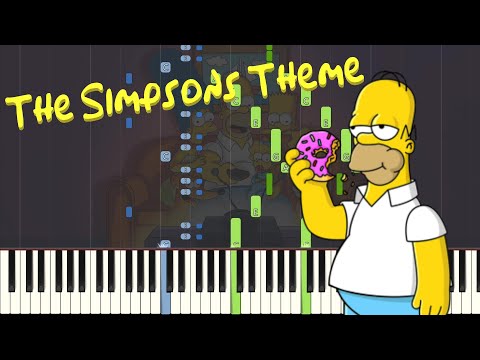 The Simpsons Theme Piano Tutorial *FREE SHEET MUSIC IN DESC.*