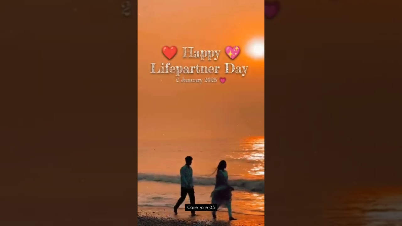 Happy life partner day 😘❤️