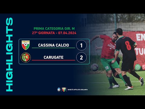 Cassina Calcio - Carugate 1-2 | Gol & Highlights | Prima Categoria 2023/24
