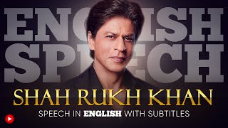 ENGLISH SPEECH  SRK: Life Lessons! (English Subtit