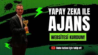 YAPAY ZEKA İLE SIFIRDAN AJANS WEBSİTESİ KURDUM! 🚀 (Gemini + Blackbox A
