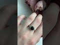 Серебряное кольцо с раухтопазом (димчатим кварцем)