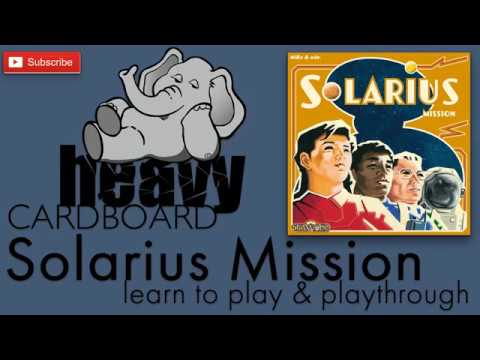 Heavy Cardboard Teaches Solarius Mission & Full Playthrough! 
