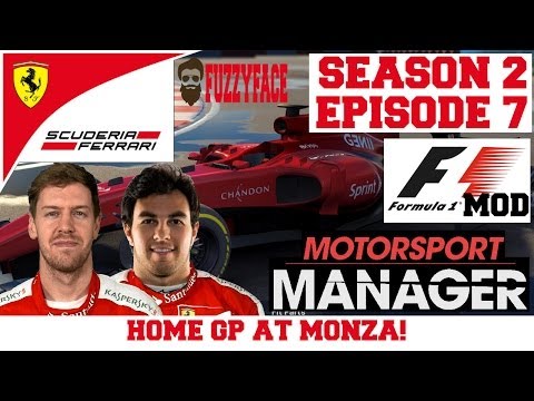 Ferrari S02E07: HOME GP AT MONZA! - F1 Mod for Motorsport Manager