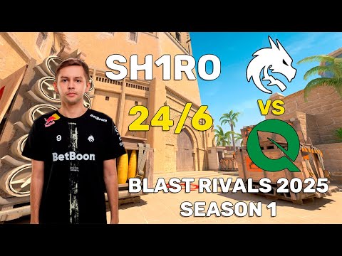 sh1ro POV Spirit vs FlyQuest (de_Mirage) | BLAST Rivals 2025 Season 1