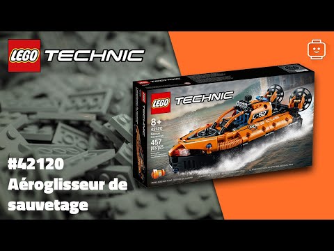 Vidéo LEGO Technic 42120 : Aéroglisseur de sauvetage