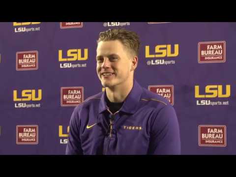 Video: LSU QB Joe Burrow Talks Mindset Ahead Of Early Kickoff vs. Utah State