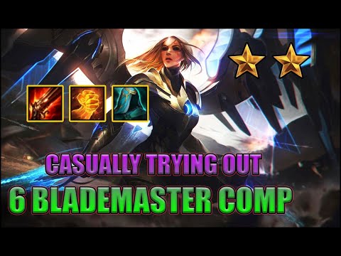 ALL THE STARS ALIGN FOR 6 BLADEMASTER KAYLE! LUCKIEST I'VE BEEN IN A WHILE | TFT | TEAMFIGHT TACTICS
