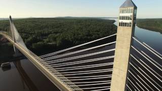 Music video thumbnail preview for HoverFlow — Penobscot Narrows Bridge \u0026 Observatory by Dragonlight Observatory