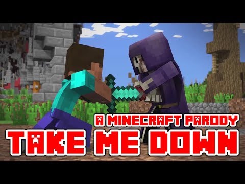 Minecraft "Take Me Down" A Parody of Drag Me Down By One Dirrection