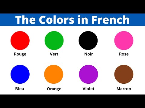 Learn the Colors in French!