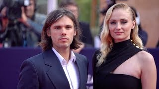 Sophie Turner and Orelsan on the red carpet of the 2019 Deauville film festival
