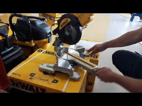 Торцовочная пила DeWALT DWS773 сетевая: мощность и точность. Торцовочная пила DeWALT DWS773 сетевая: мощность и точность.