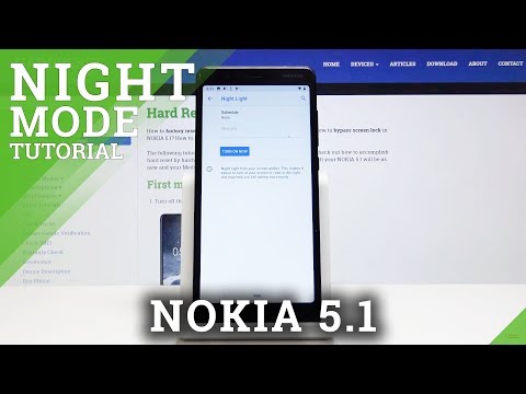 How to Enable Night Light in NOKIA 5.1