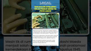 Bukan dari Soekarno! Inilah Pemilik Asli Mesin Tik Proklamasi