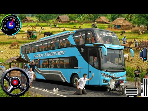 New Bus Simulator 2026 Express - Indian Offroad Modern Bus Driving - Bus Game Andriod Gameplay